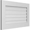 Ekena Millwork Vertical Surface Mount PVC Gable Vent: Functional, w/ 3-1/2"W x 1"P Standard Frame, 32"W x 20"H GVPVE32X2001SF - alternate 5
